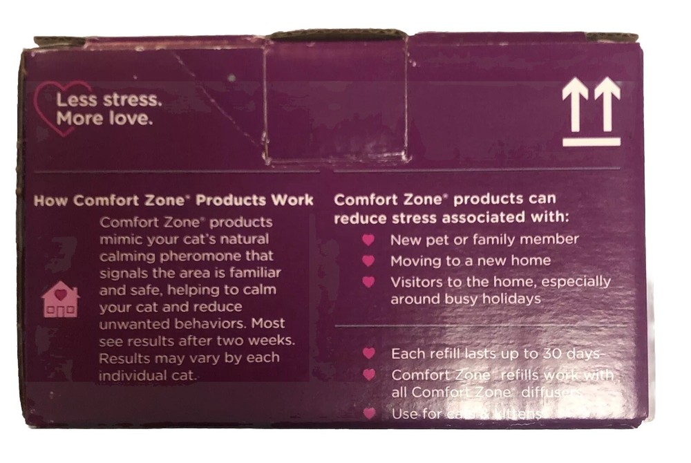 Comfort Zone Multi-Cat Calming Value 6 Pack Diffuser Refills Free Shipping