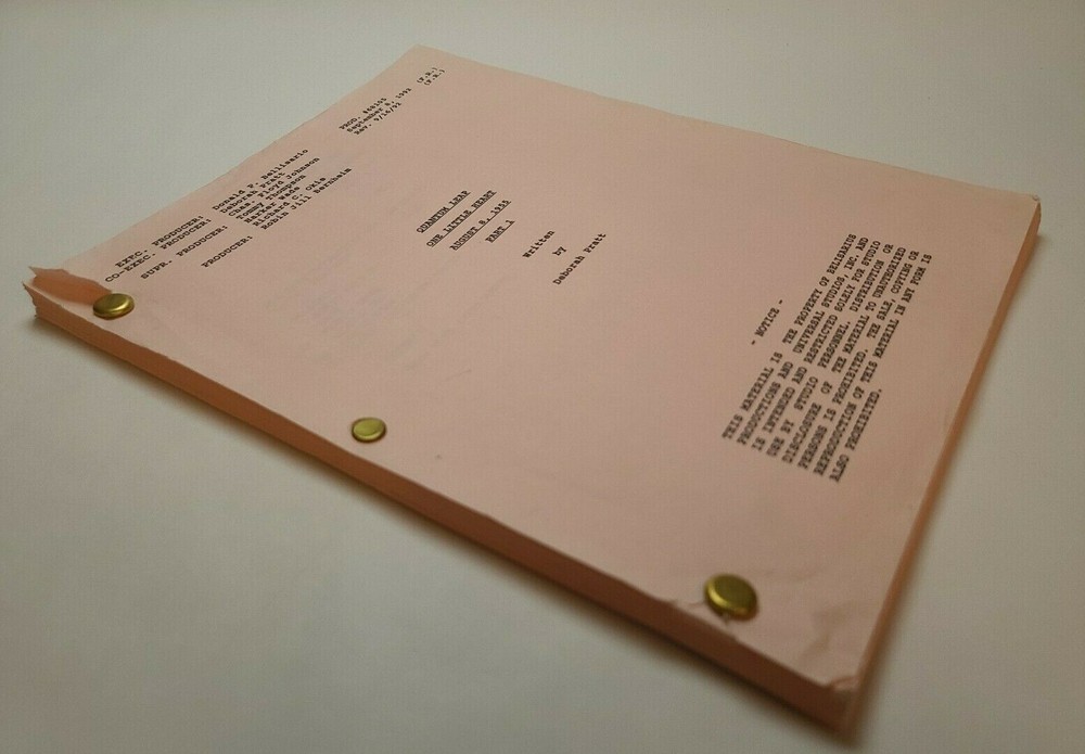 QUANTUM LEAP / Deborah Pratt 1992 TV Script, "Trilogy: Part 1 - August 8, 1955"