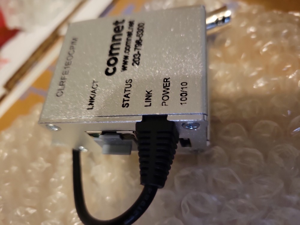 Comnet CLRFE1EOCP/M Mini Ethernet-over-Coax or UTP Extender Remote Unit