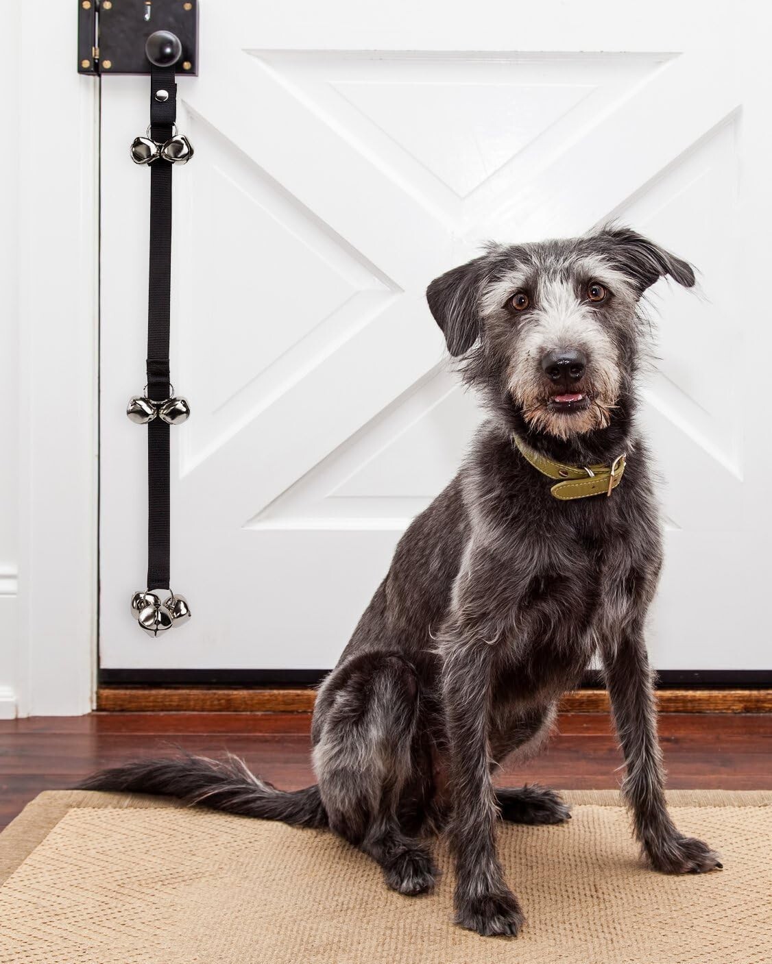 Dog Doorbell Quality Training Adjustable Dog Bell Outside Door Handle Bell