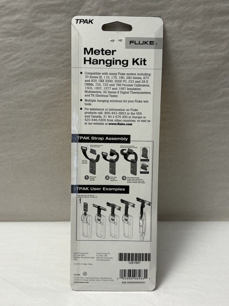New Fluke TPAK Meter Hanging Kit (D30)
