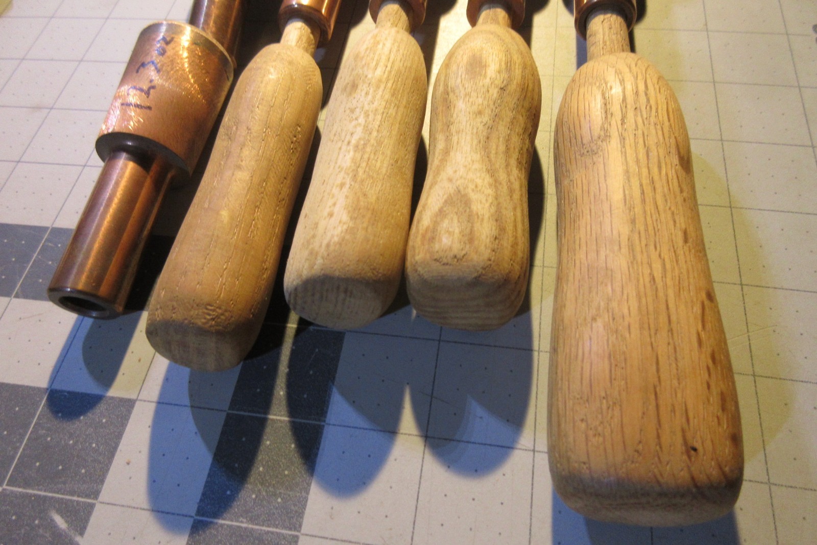 Woodworking Mallets set of 4 plus 2 estra heads prior owned