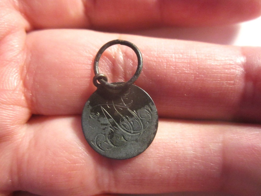 1882 DENMARK 10 ORE AS LOVE TOKEN