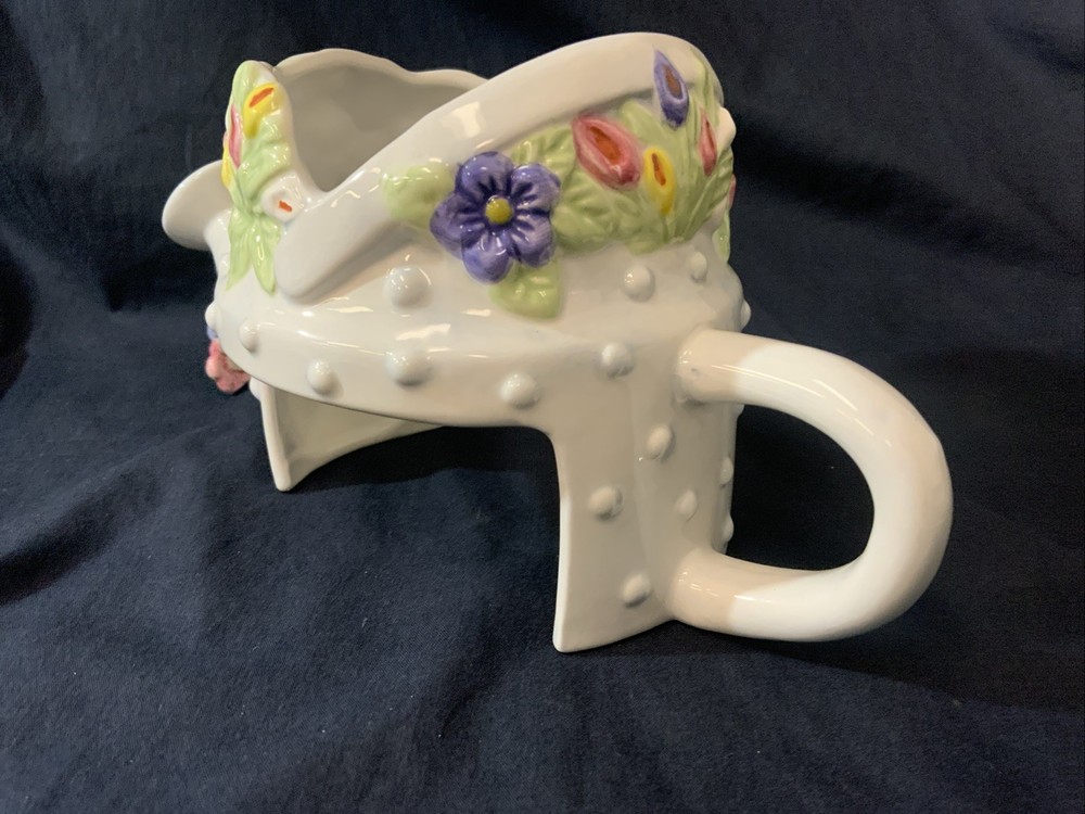 Watering Can With Flower Dangle Candle Jar Cover