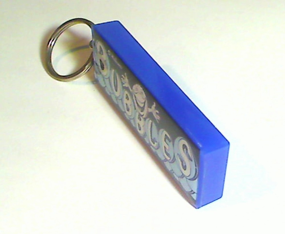 Bubbles Arcade Marquee Coin Door accessory Keychain
