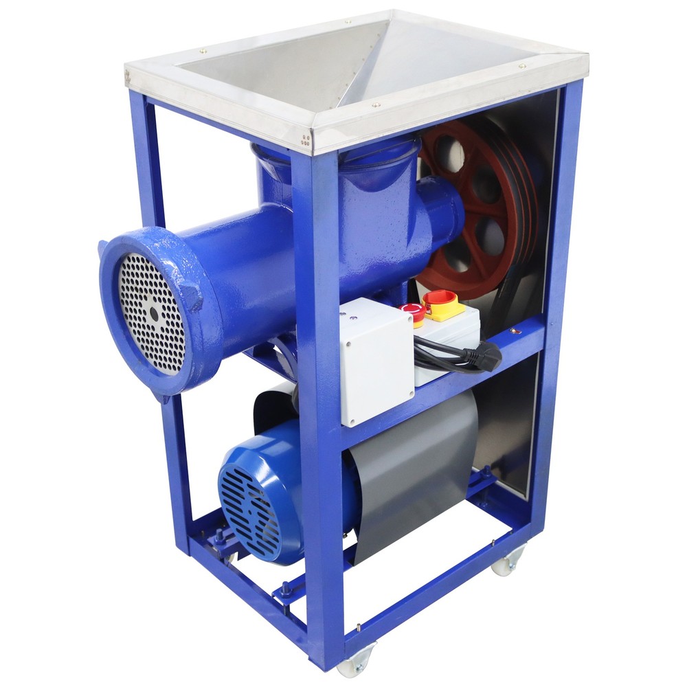 220V Electric Bone Crusher Meat Cutter Feed Processing Machine Commercial