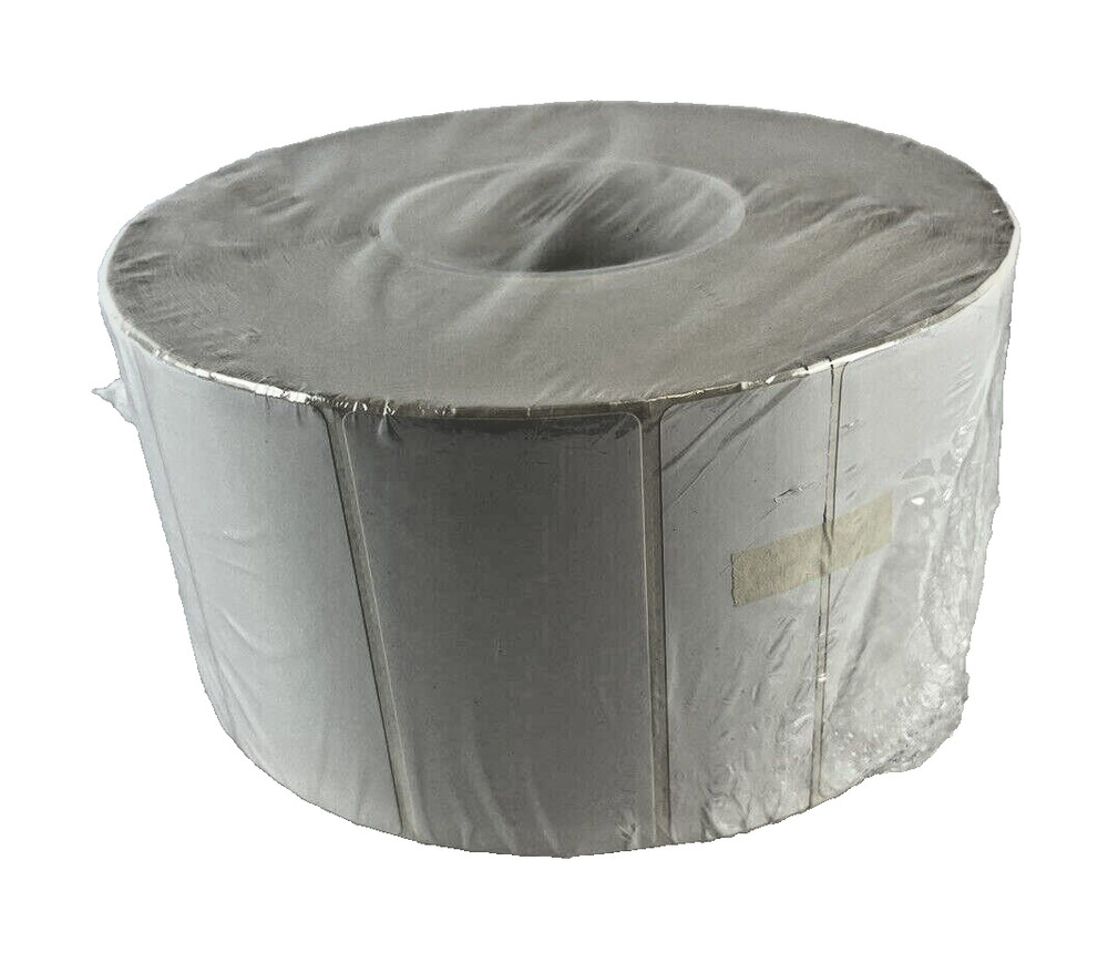 4" X 2" White Thermal Transfer Label Roll 3000 Labels 3" Core