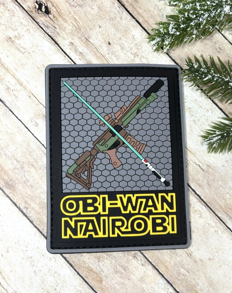 PVC Tactical Patch- Obi-Wan Nairobi Patch - Morale Gun Assault Rifle Patch