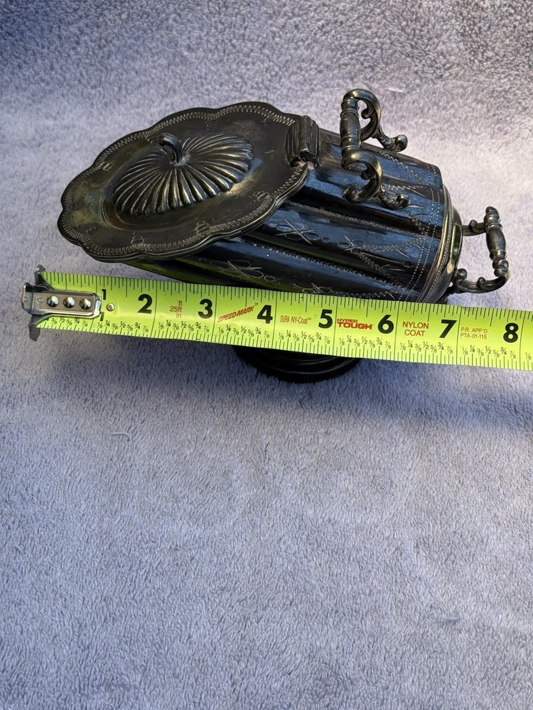 Vintage Silver Plated Sheffield sugar scuttle