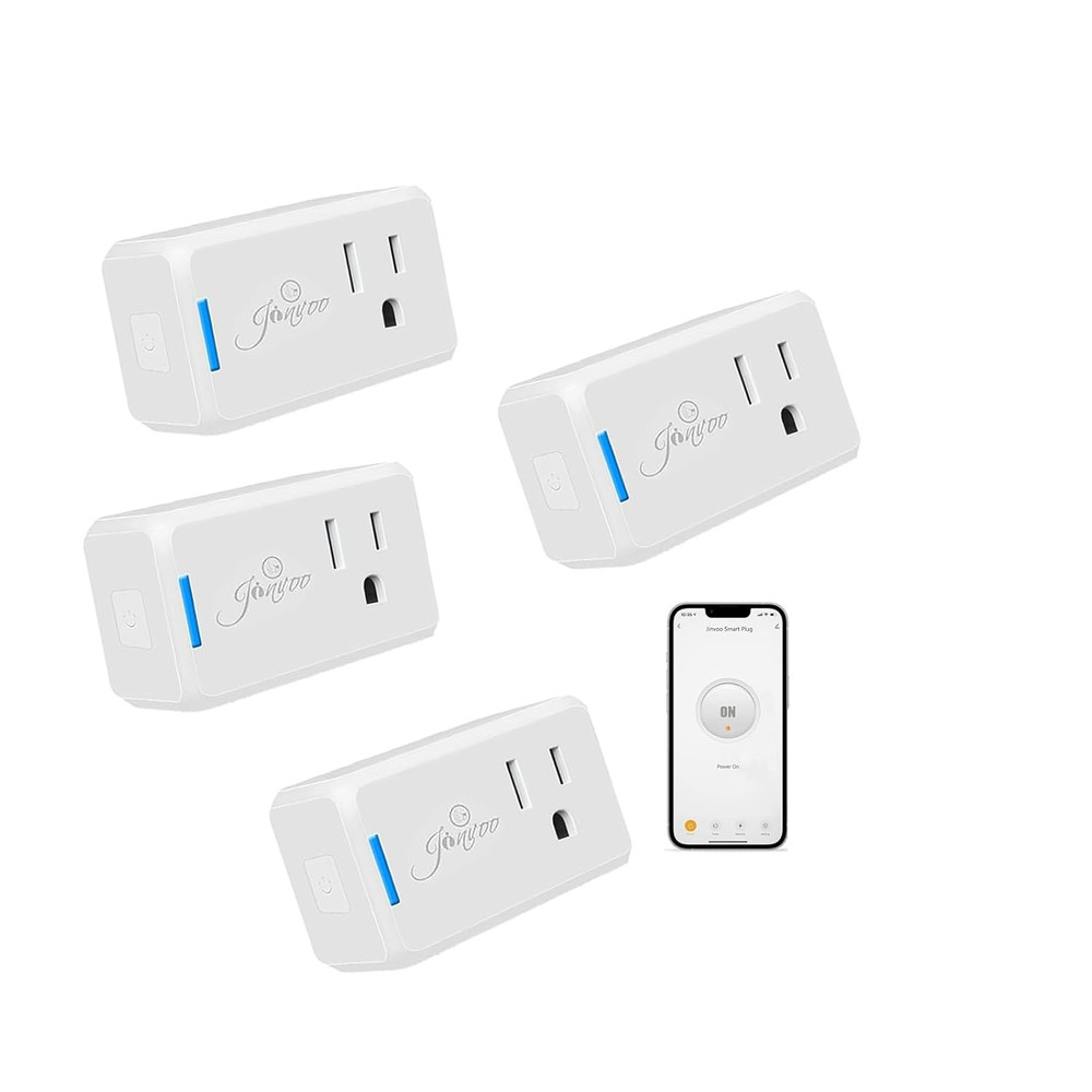 Jinvoo Matter Smart Plug, Smart Socket, Alexa Plug, 100% Privacy Protection, Com
