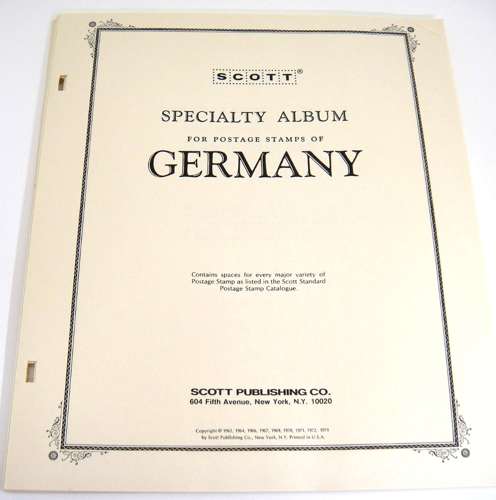 Scott 1973 Issues Germany & Colonies Stamp Album Supplement #7 or #24 NOS