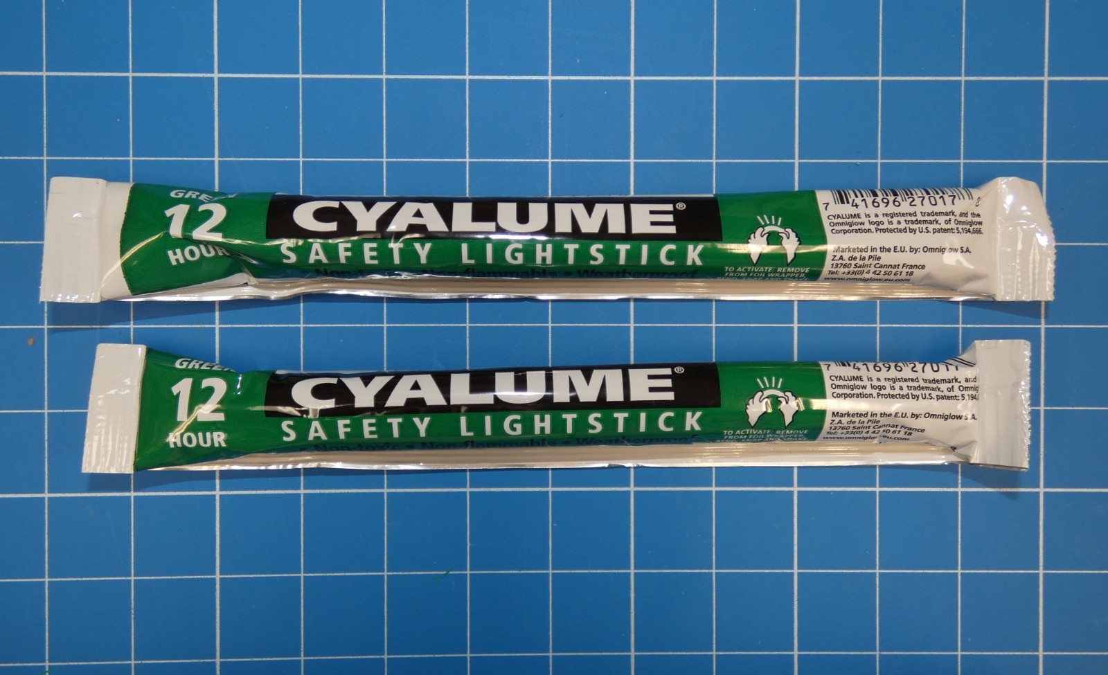USGI GREEN Cyalume Chem-Light Box of 10 (8 Hour) Expired But Work Fine (1 box)