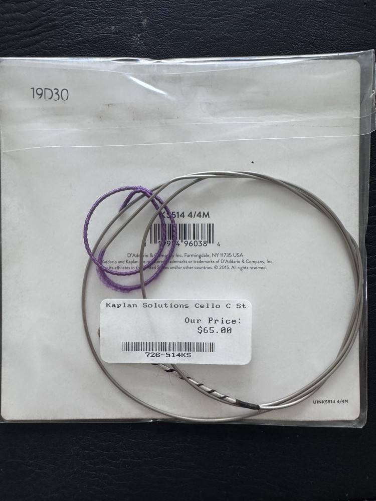 4/4 Full Size Cello, Soft Case, Bow, And New Strings