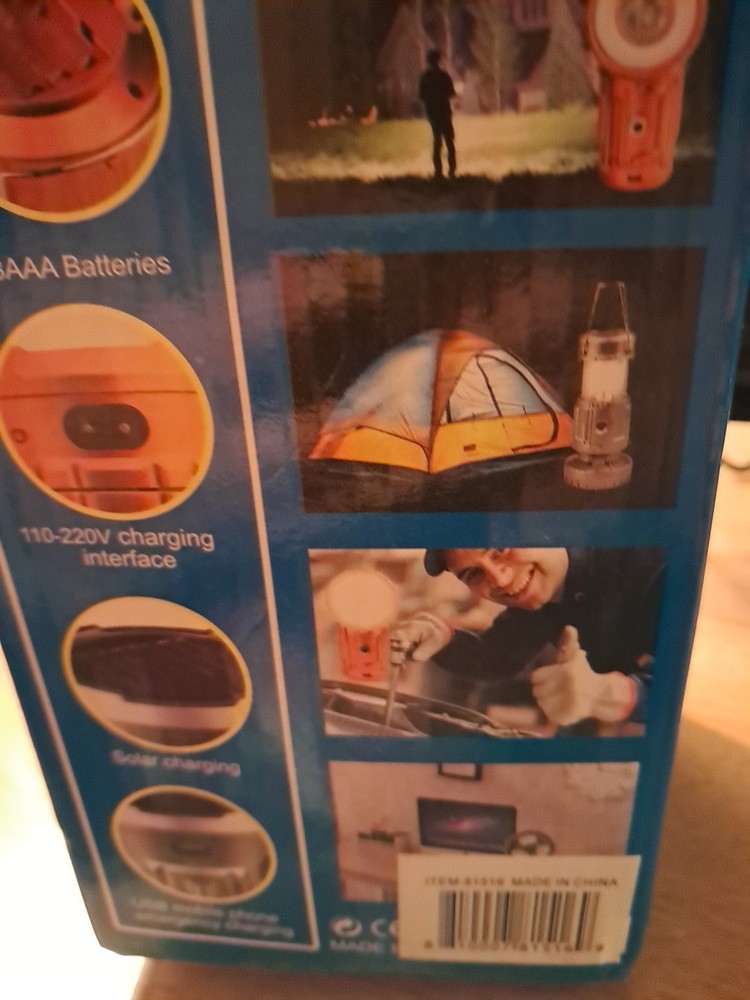 High Mountain Tiger Solar Charging Camping Light