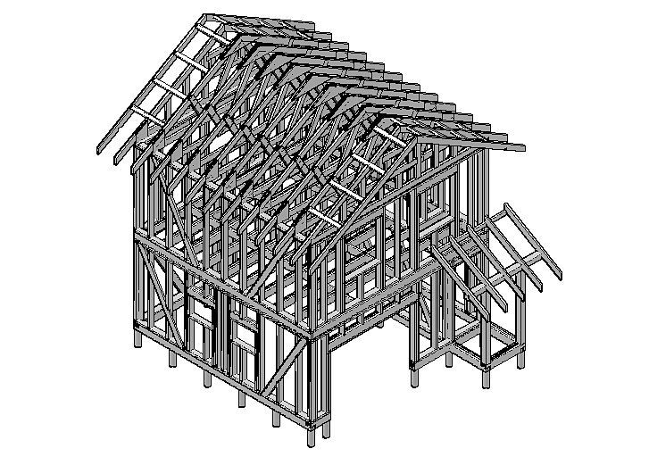 Construction Drawings/ DESIGN / PLANS / Oregon Frame Garage.