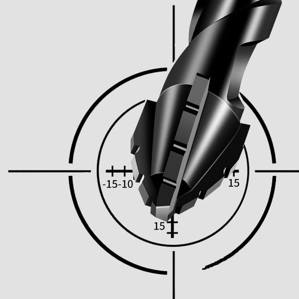 4pc Eccentric Drill Bits for Precision Drilling in Glass and Hard Plastics