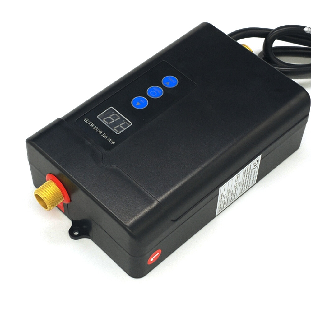 Electric Hot Tankless Water Heater Shower Instant Boiler Kitchen Bathroom 110V
