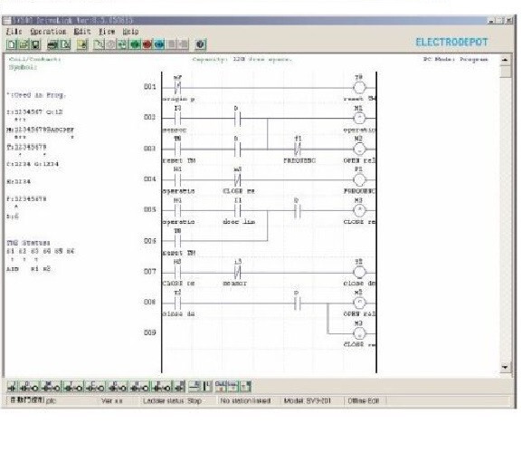 PLC Software Ladder, Function Logic Block Industrial Automation Programming HMI
