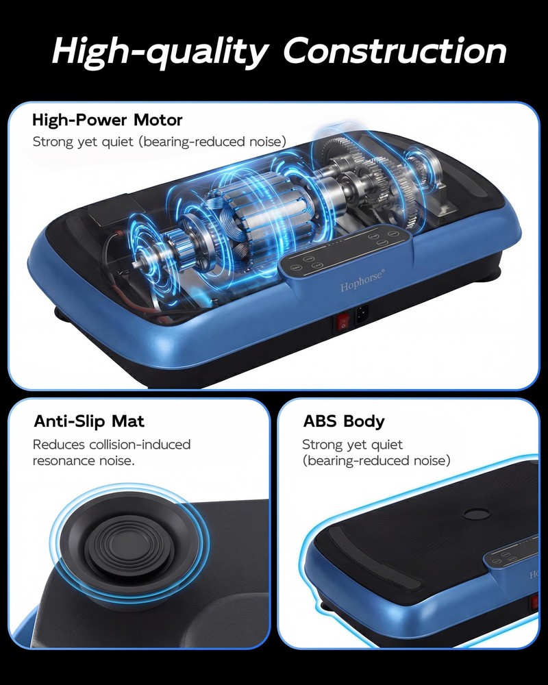 Vibration Plate Exercise Machine, Vibrating Plate for Lymphatic Drainage Weig...