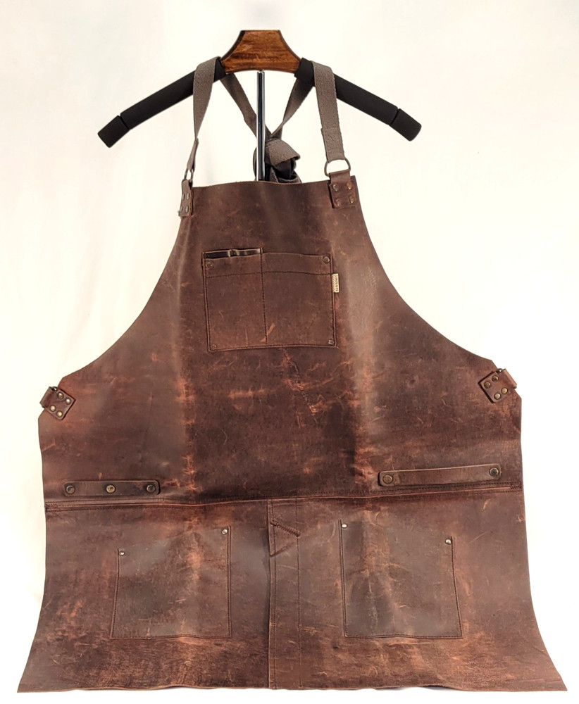 Barebones Water Buffalo Leather Tradesman Apron NWT