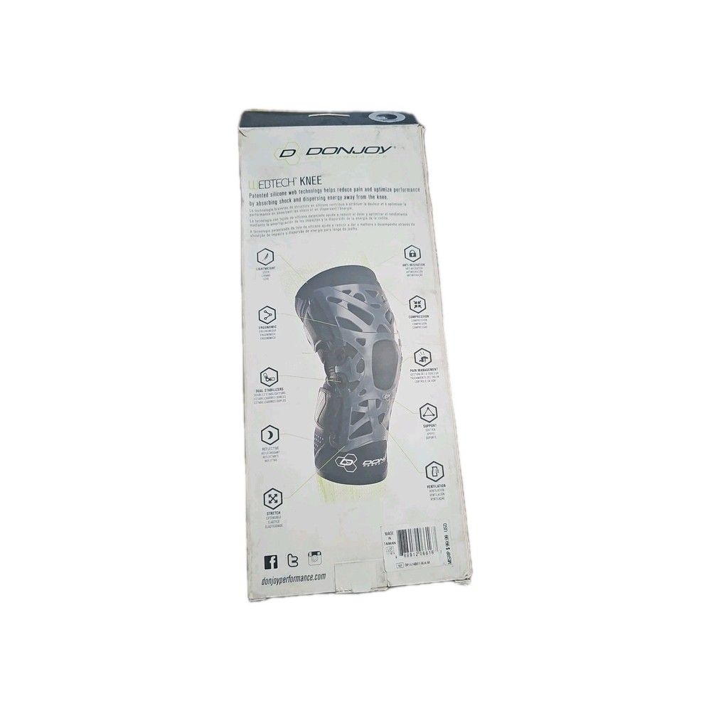 DonJoy Performance Webtech Knee Brace (Black/M )