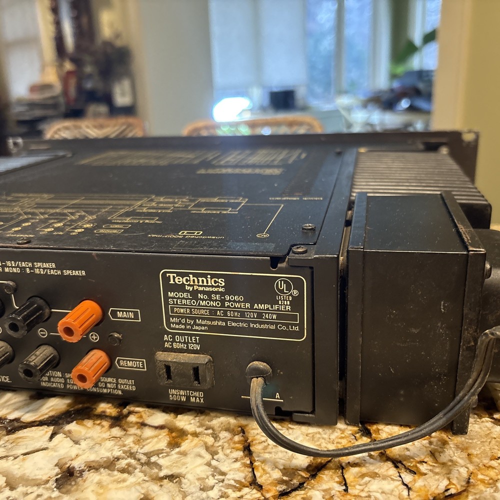 TECHNICS SE-9060 Power Amplifier (Transistor) Japan