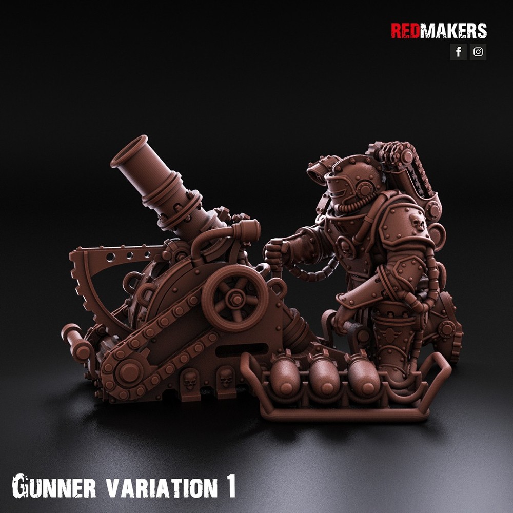 SOLAR GUARD HEAVY SUPPORT SQUAD WITH MORTAR (3U)