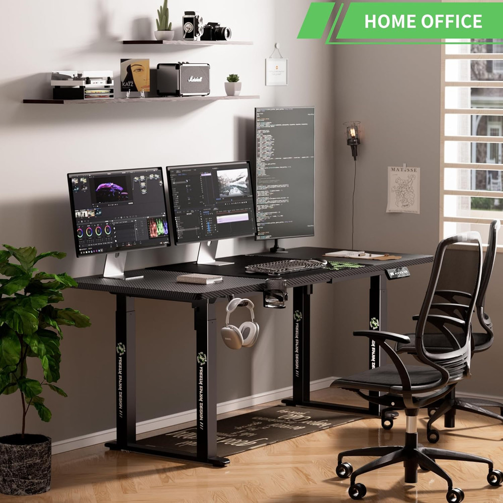 X-Win 71" Electric Height Adjustable Standing Desk - Ergonomic Sit/Stand Worksta