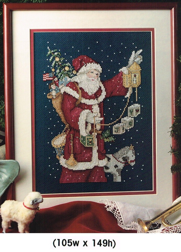 JOY SANTA   CROSS STITCH PATTERNS ONLY   -   4B17
