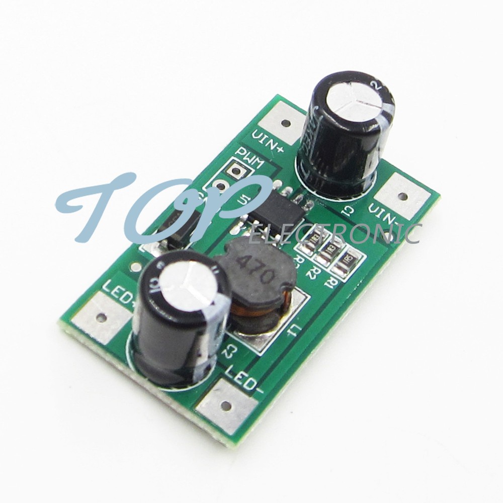 10PSC 350mA 1W LED Driver PWM Light Dimmer DC-DC 5-35V Step Down Module