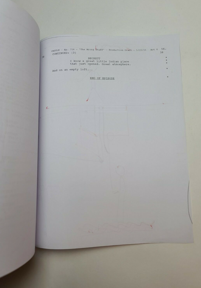 CASTLE / Terri Edda Miller TV Script, Sterling K. Brown "The Wrong Stuff"
