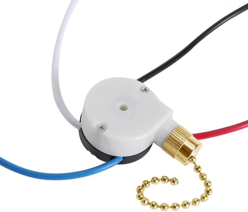 Ceiling Fan Switch ZE-208s E89885 - 3 Speed 4 Wire Fan Light Switch Replacement