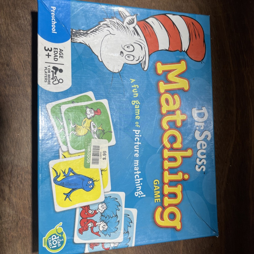 Dr Seuss Matching Game