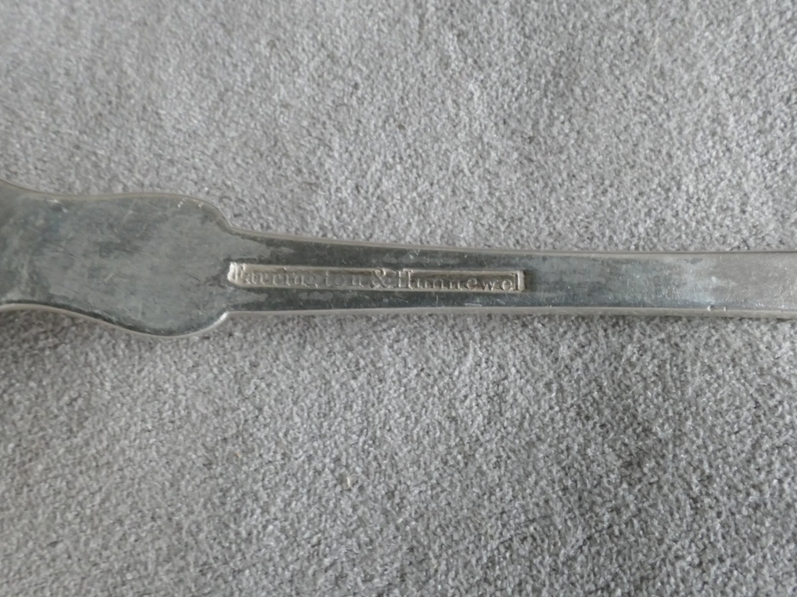 Two American Coin Silver Spoons FARRINGTON & HUNNEWELL Boston MA : 45.1g