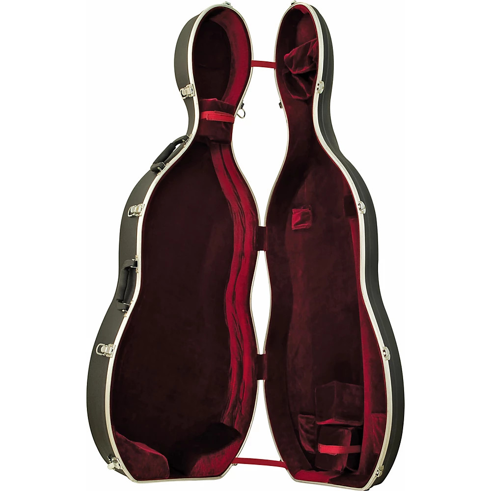 Bellafina ABS Cello Case with Wheels 3/4 Size LN