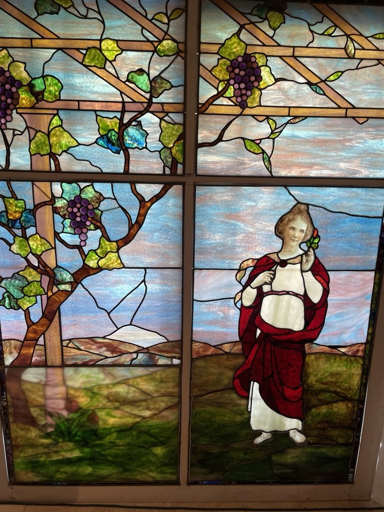 Figural Stained Glass Window