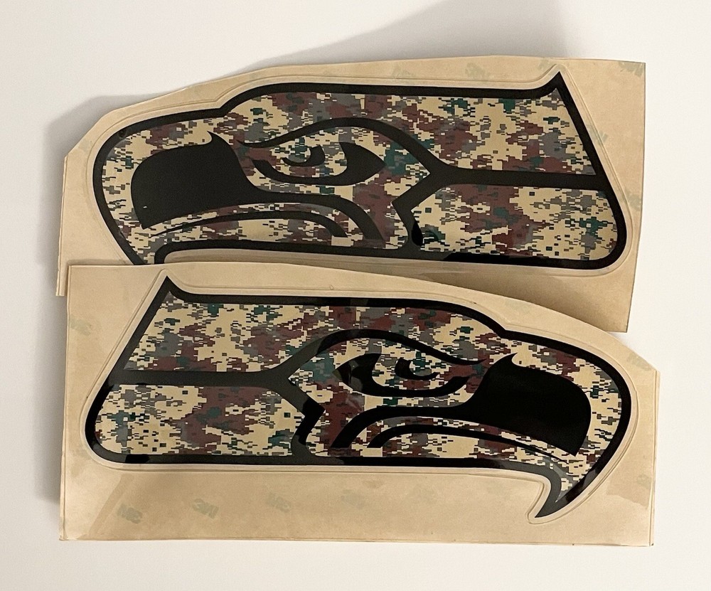 Seagull Seahawk Bird Head Full-Size Helmet Decals