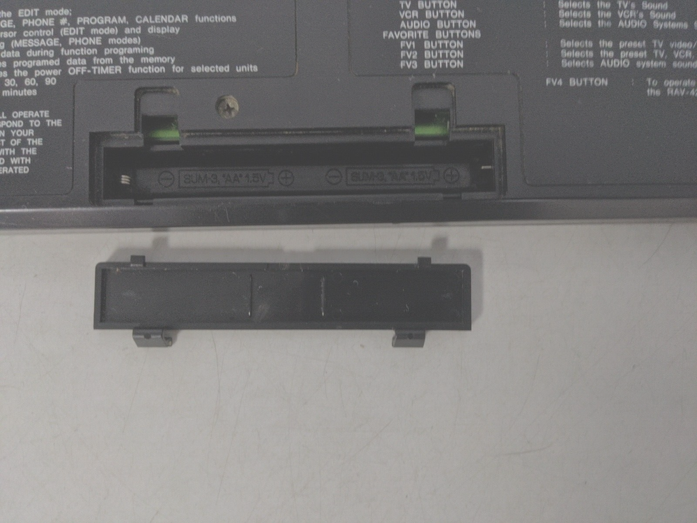 FISHER VIDEO TECH COMPUTERIZED AUDIO/VIDEO REMOTE CONTROL RAV-420