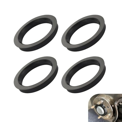4PCS Car Wheel Hub Center Ring, Polycarbonate Plastic Fill Gaps Shock