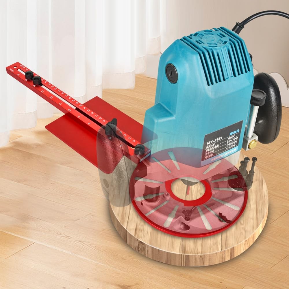 Router Circle Cutting Jig  Edge Guide - Precision Tool for Accurate Routing