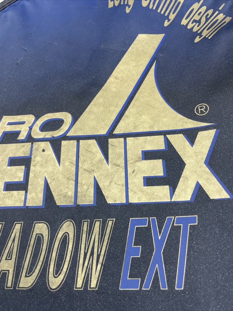 Pro Kennex Shadow Exit Long String Design 117” Tennis Racket & Case Black Purple