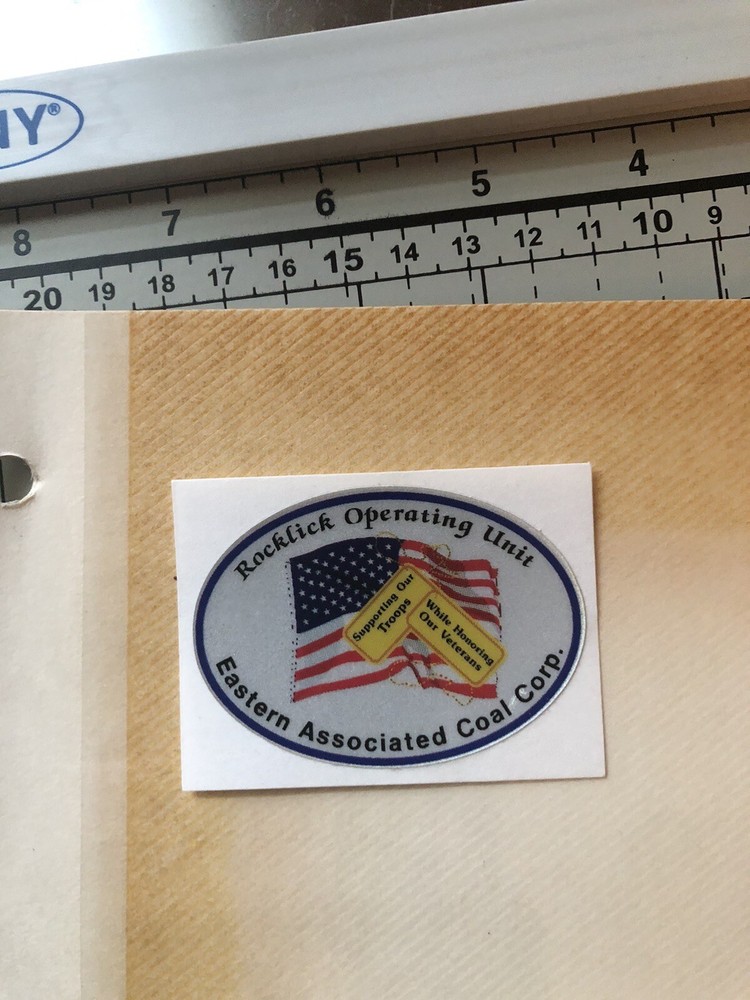 coal mining stickers Nice Older Coal Company