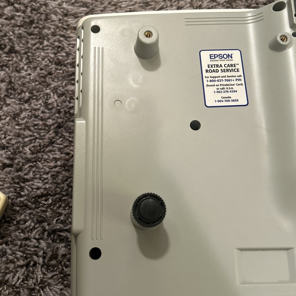 Epson LCD Projector H330A Tested Works With Remote And Cords