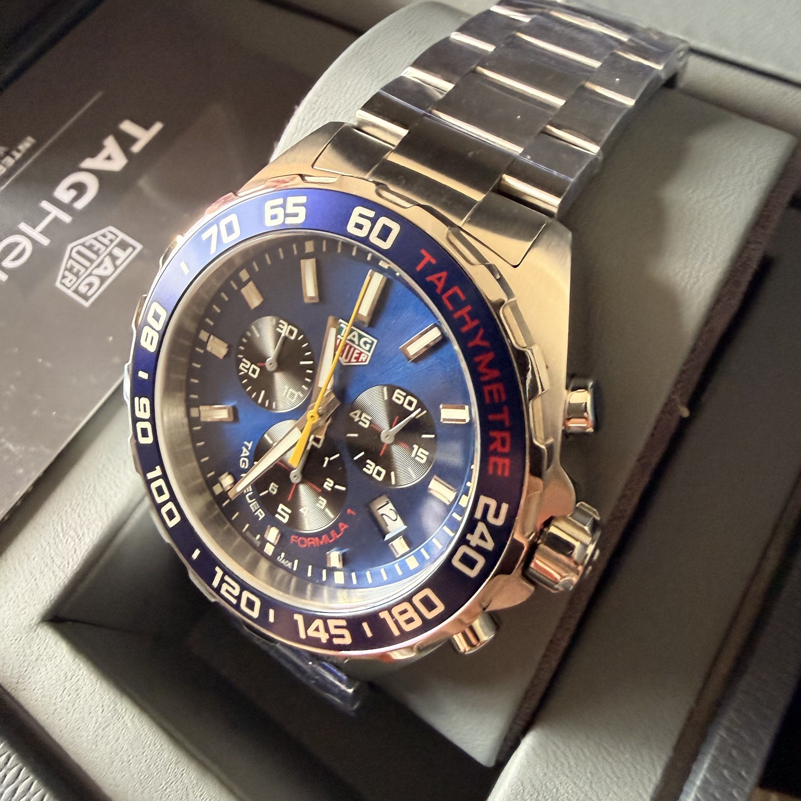 TAGHEUER Formula 1 43m Men's Watch Quartz Chronograph CAZ101AB.BA0842 Blue