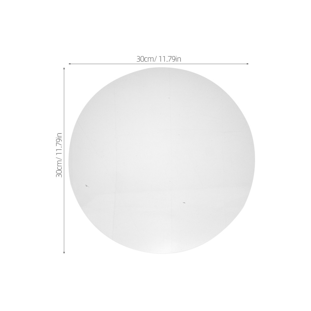 Transparent Acrylic Clock Face: 30 Cm Round Panel Dial - Modern Wall Decoration