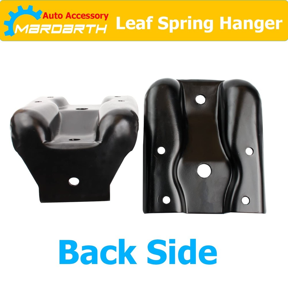 12474021 Rear Leaf Spring Bracket Kit Compatible With 1999-2015 Silverado Sie...