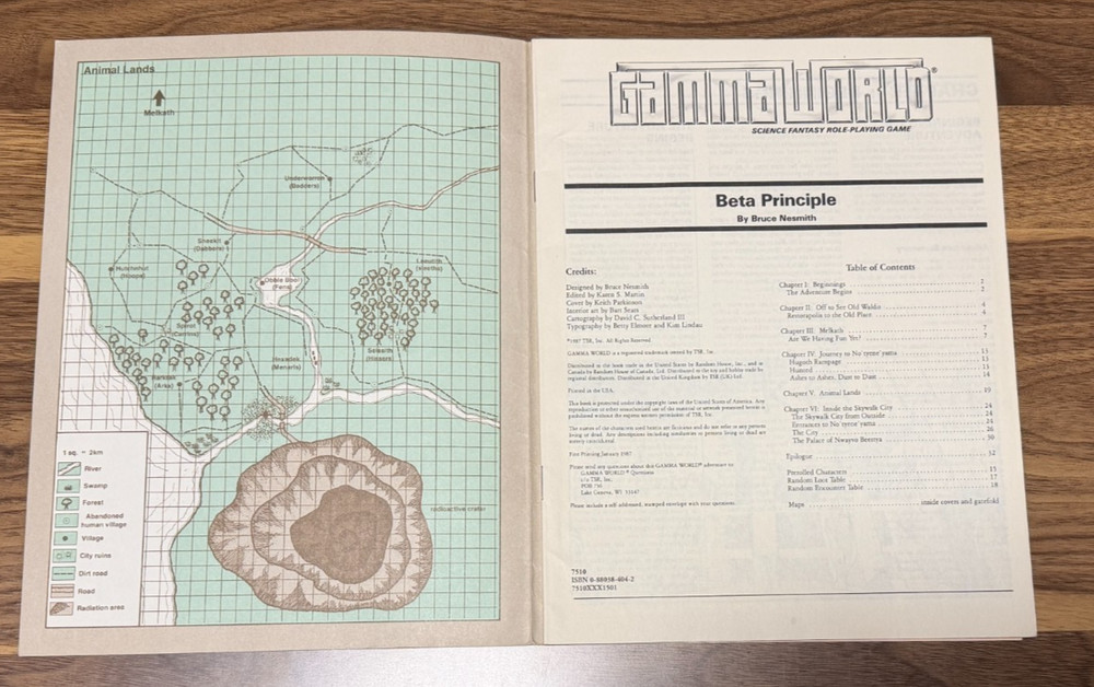 TSR Gamma World Beta Principle