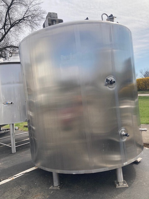 2000 GALLON FELDMEIER STAINLESS STEEL JACKETED  AGITATED PROCESSOR