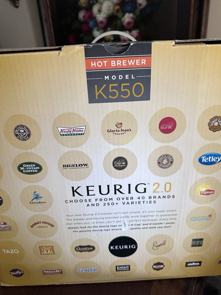 Keurig 2.0 K550 Digital Coffee Maker Touchscreen Silver