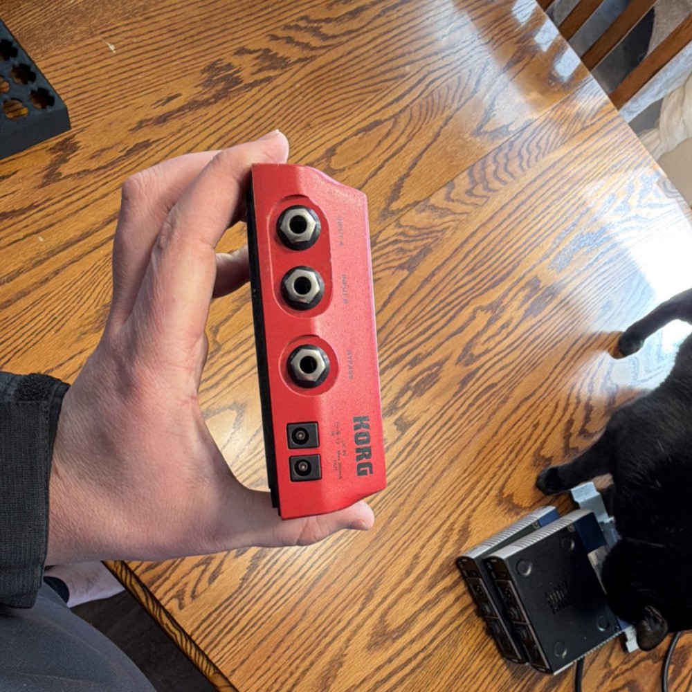 Korg Pandora Stomp Digital Multi-Effects Processor Pedal Red Electric Guitar